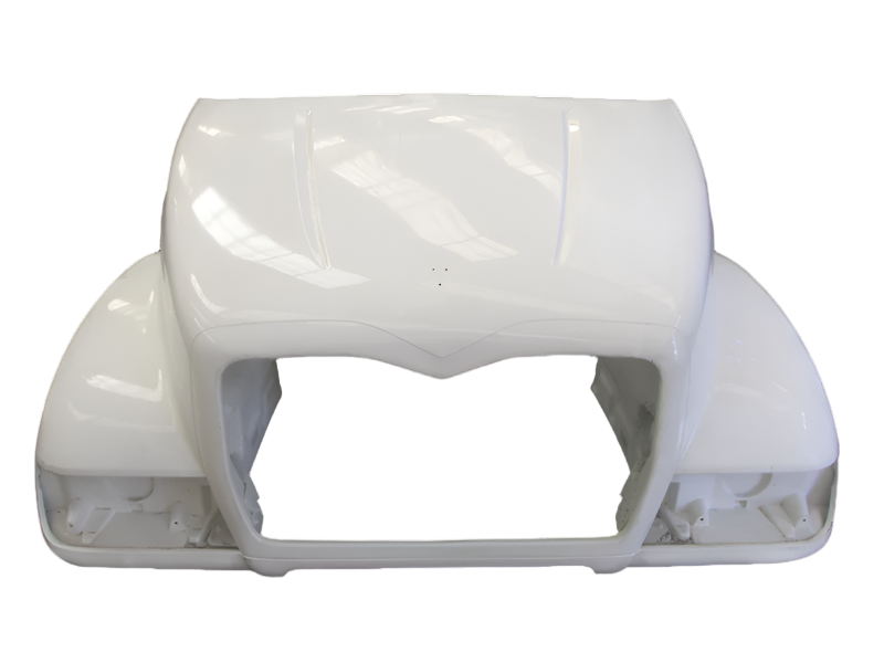 Mack Granite CV713 Hood Modified Design - Big Truck Hoods