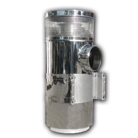 Vortox Style Stainless Steel Air Cleaner 33"x15" For Peterbilt - Big Truck Hoods