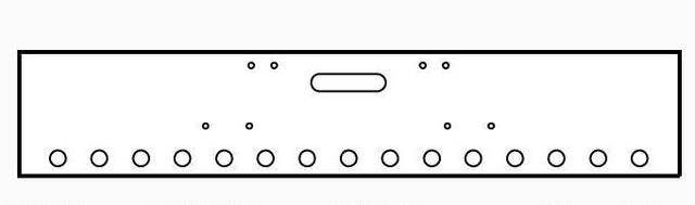 Freightliner FLD Classic Bumper 18" Ultramax With Round Light Cutouts 8 Bolt - Big Truck Hoods