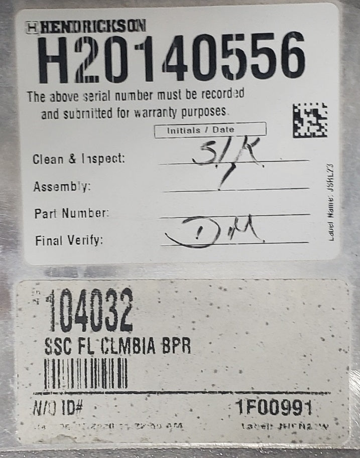Parachoques de aluminio Freightliner Columbia de 14,5 pulgadas *Imperfecciones cosméticas