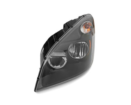 Freightliner Cascadia Black LED Headlight Assembly Drivers Side LH 2008-2015 - Big Truck Hoods