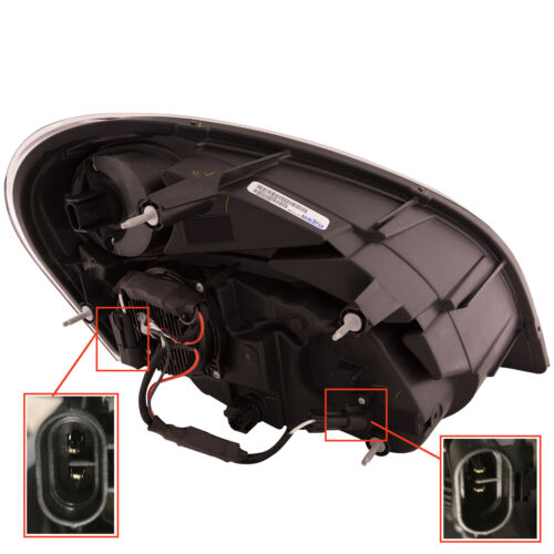Freightliner Cascadia Black LED Headlight Assembly Drivers Side LH 2008-2015 - Big Truck Hoods