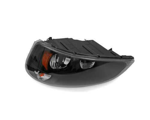 Freightliner Cascadia Black LED Headlight Assembly Drivers Side LH 2008-2015 - Big Truck Hoods