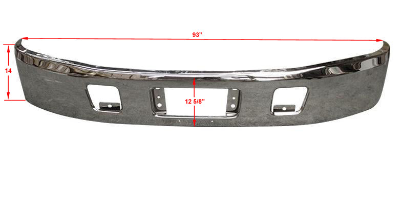 Hino 238, 258, 268, 338 Bumper 2005-2025 Steel Painted White