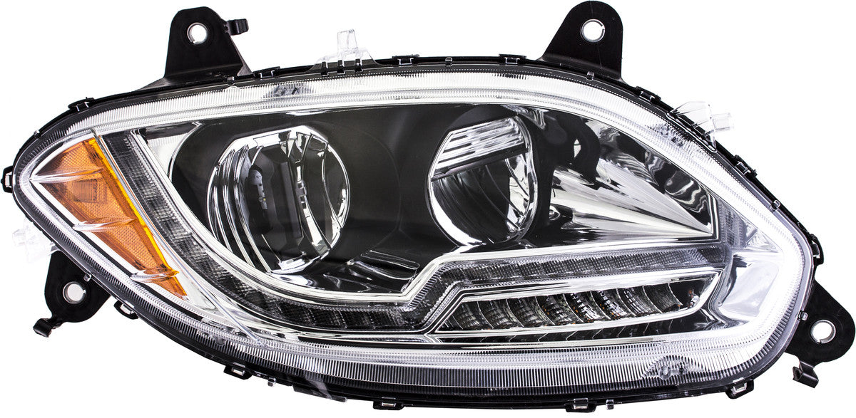 International LT Headlight Chrome 2017 - 2021 RH Headlight Assembly Full LED