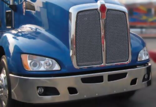 Durabuilt Stainless Clad Aero Bumper Fits Kenworth T-660 14 in. tall