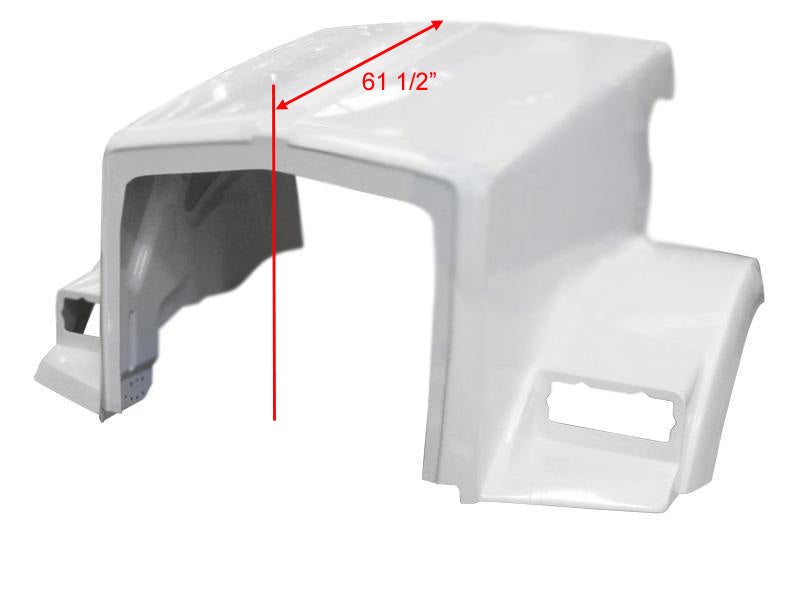 Kenworth T800 Split Fender Hood w/Air Breather Cutouts 2007 & Newer - Big Truck Hoods