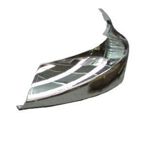 International ProStar SS Clad Alumium Bumper Filler Panel Chrome Left Hand - Big Truck Hoods