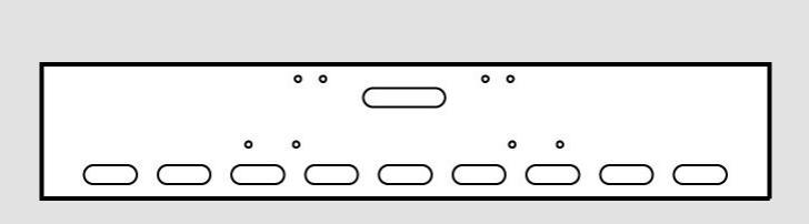 Freightliner FLD Classic Bumper 18" Ultramax With Oval Light Cutouts 8 Bolt - Big Truck Hoods