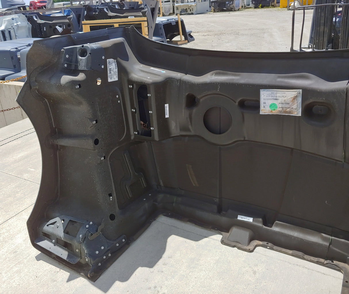 Western Star 49X SF Hood, 2024-25, RH Mirror, Pre-Clean, A17-21715-052