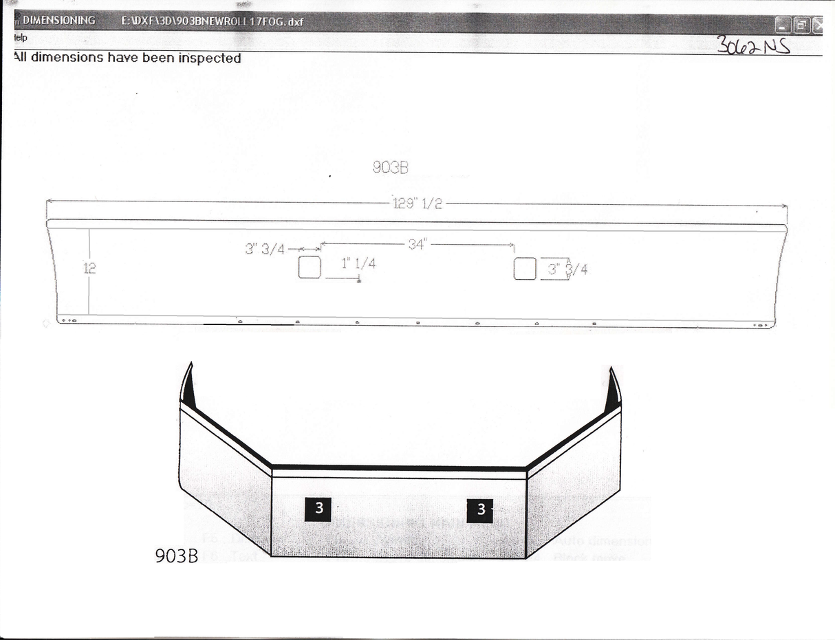 Volvo WIA / WCA Steel Chrome Bumper