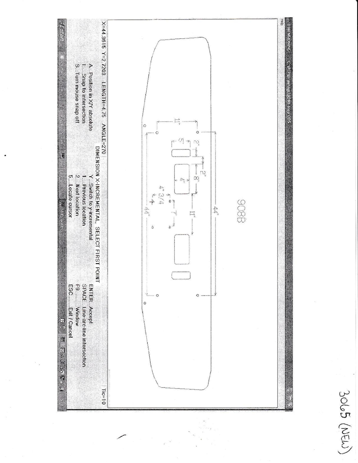 Western Star 4700 Steel Chrome Bumper 3065