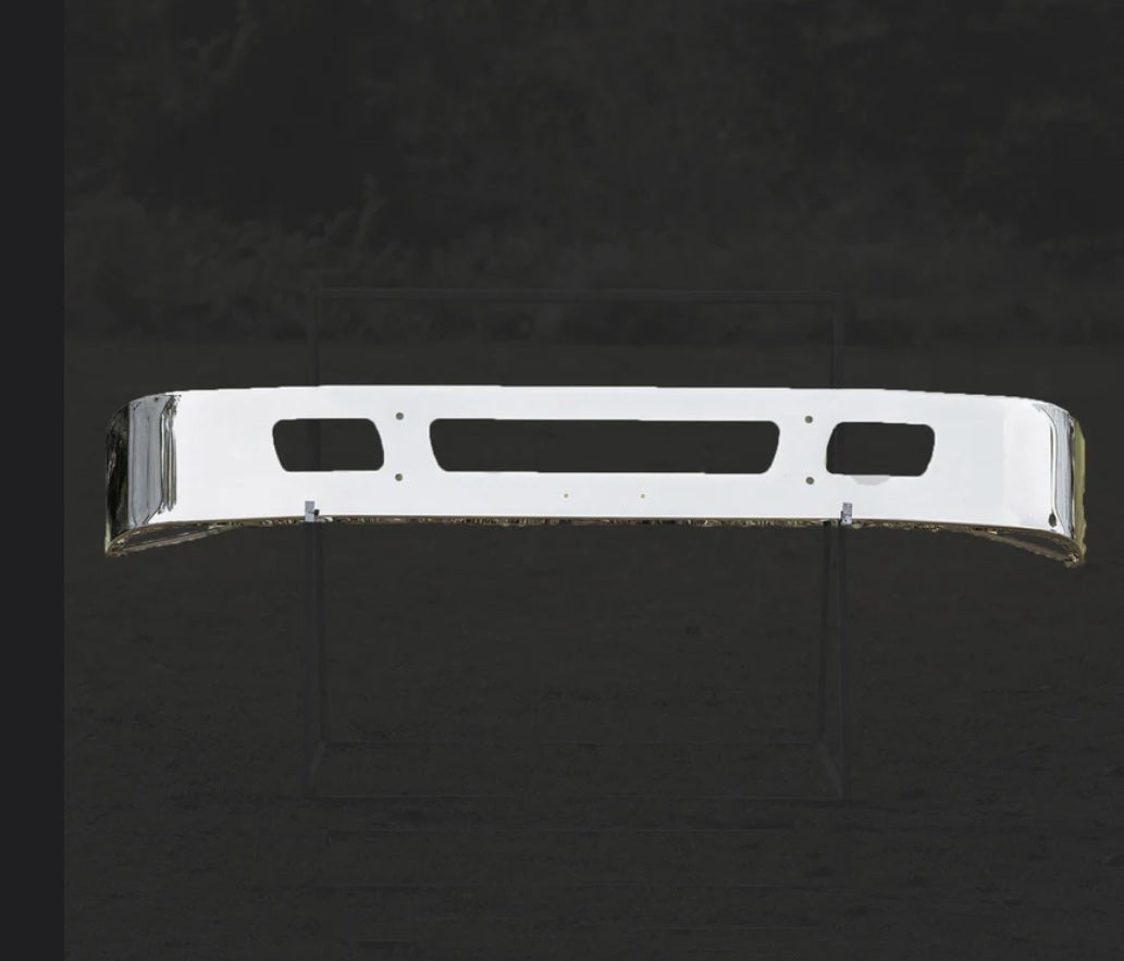 International 7300, 7400, 7500, 7600, 7700 Full Wrap Steel Chrome Bumper