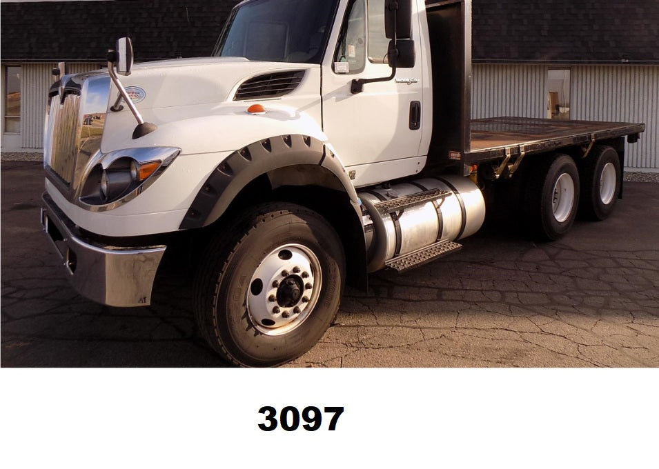 International 7300, 7400, 7500, 7600, 7700 Full Wrap Steel Chrome Bumper