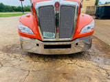 Aftermarket Chrome Steel Bumper, Fits Kenworth T-680 2023 & Newer