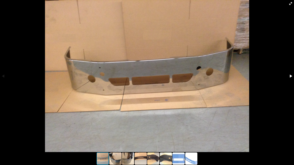 Freightliner Columbia Bumper Steel Chrome