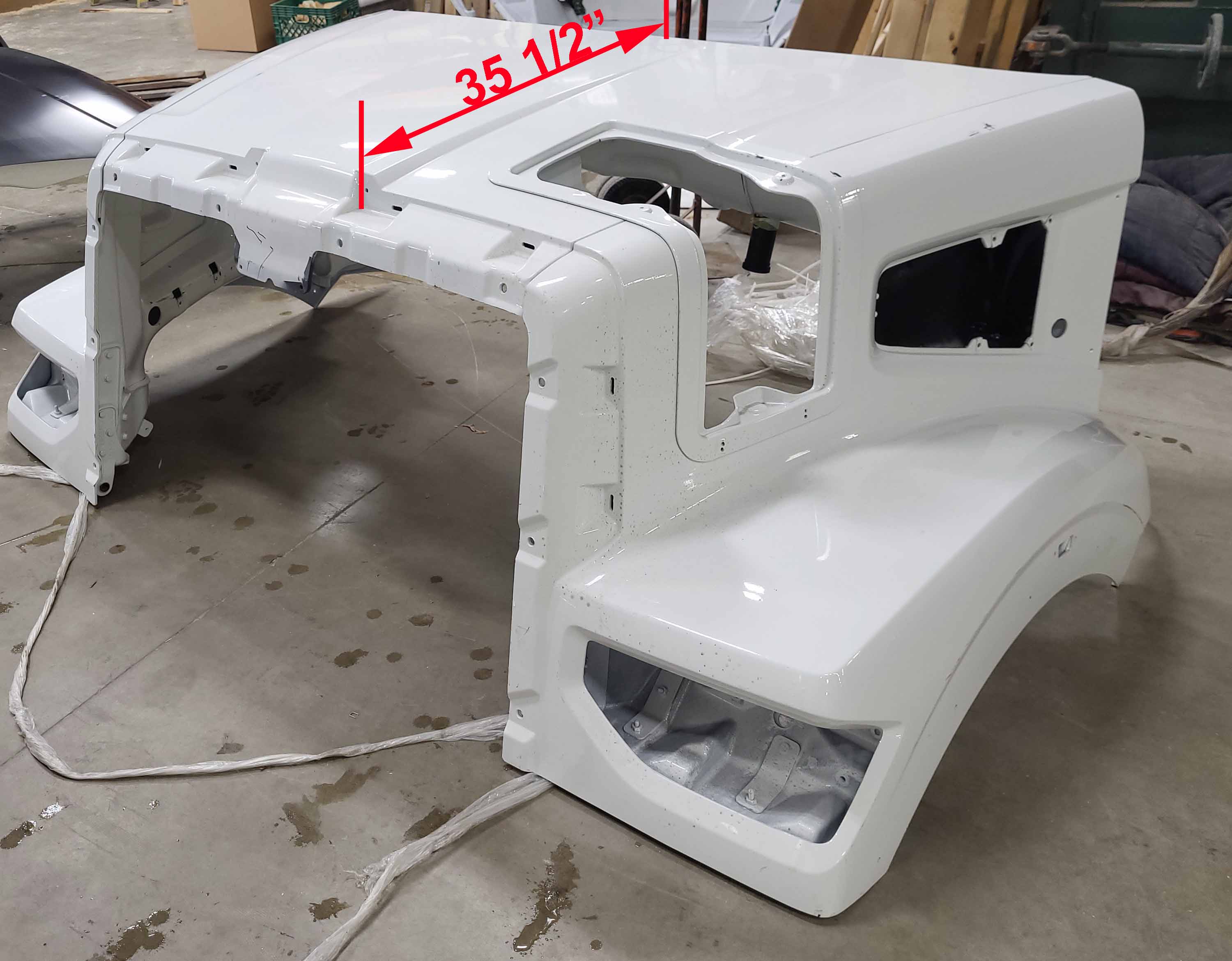 Western Star 49X SFA Hood, OEM Take-Off, W/Access Door