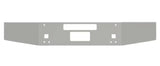 Aftermarket 14" Stainless Bumper, Fits T880, Tapered | No Fogs, Set Back Axle