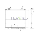 International ProStar LT Series Radiator w/ Frame | 2018-2023 | HDC011265PA