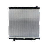 Freightliner radiator on a white background