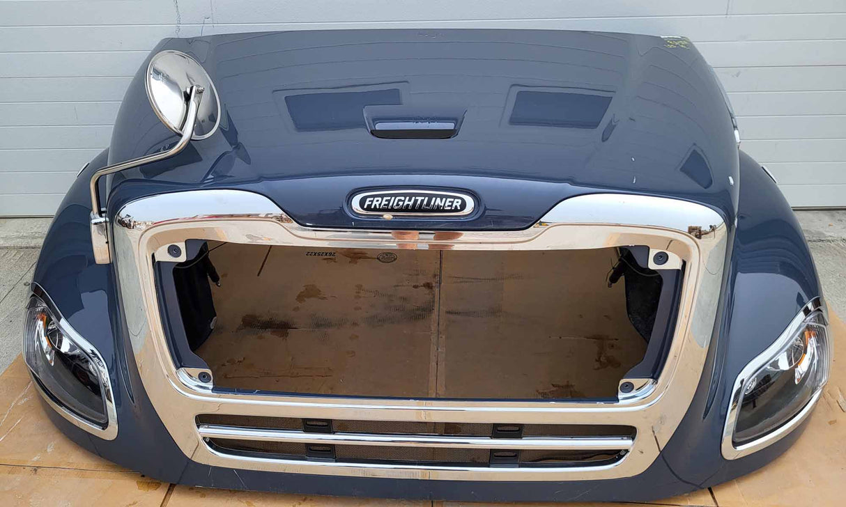 Freightliner M2 112 Hood w-H/L,Flares and Grill Surr, OEM Take-Off, U23108