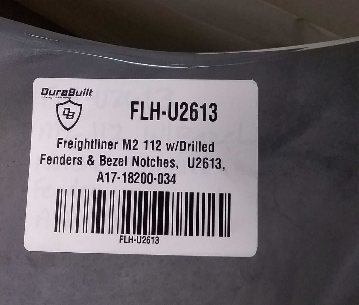 Freightliner M2 112 Hood, 2023-26, w/Drilled Fenders & Bezel Notches,  U2613, A17-18200-034