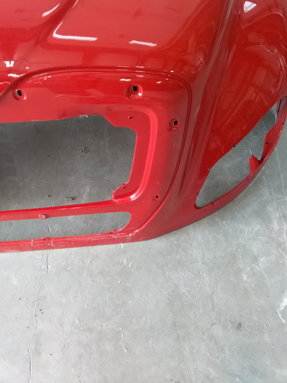 Freightliner M2 112 Hood, 2023-26, Fender Ext. Bezel Notches|OEM Takeoff| U2623 | A17-18280-034