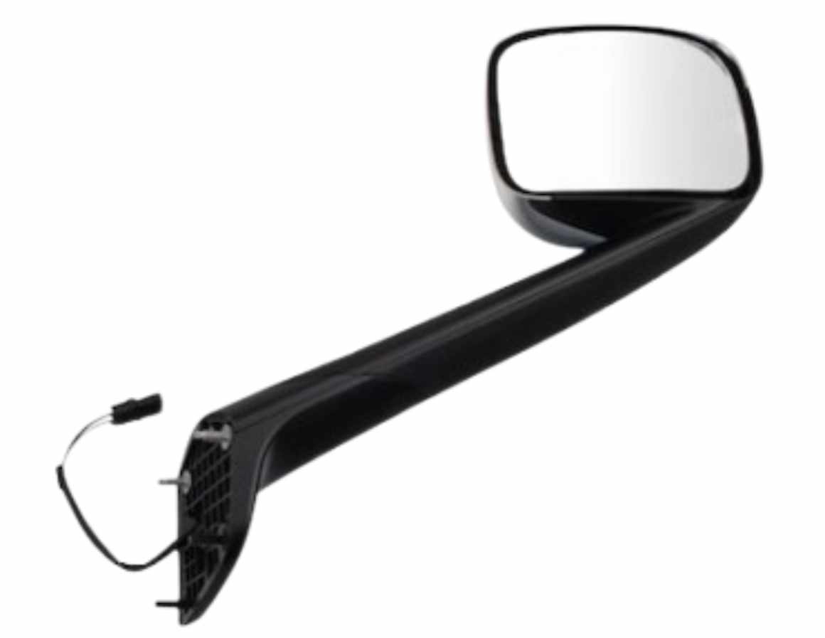 Freightliner Cascadia P4 Hood Mounted Mirror, Black Pass. Side 2018 & Up