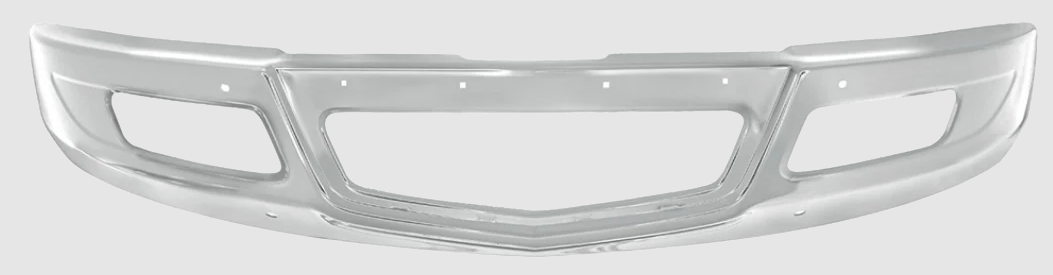 International 7300, 7400, 7500, 7600, 7700 Parachoques cromado de acero totalmente envolvente DuraBuilt