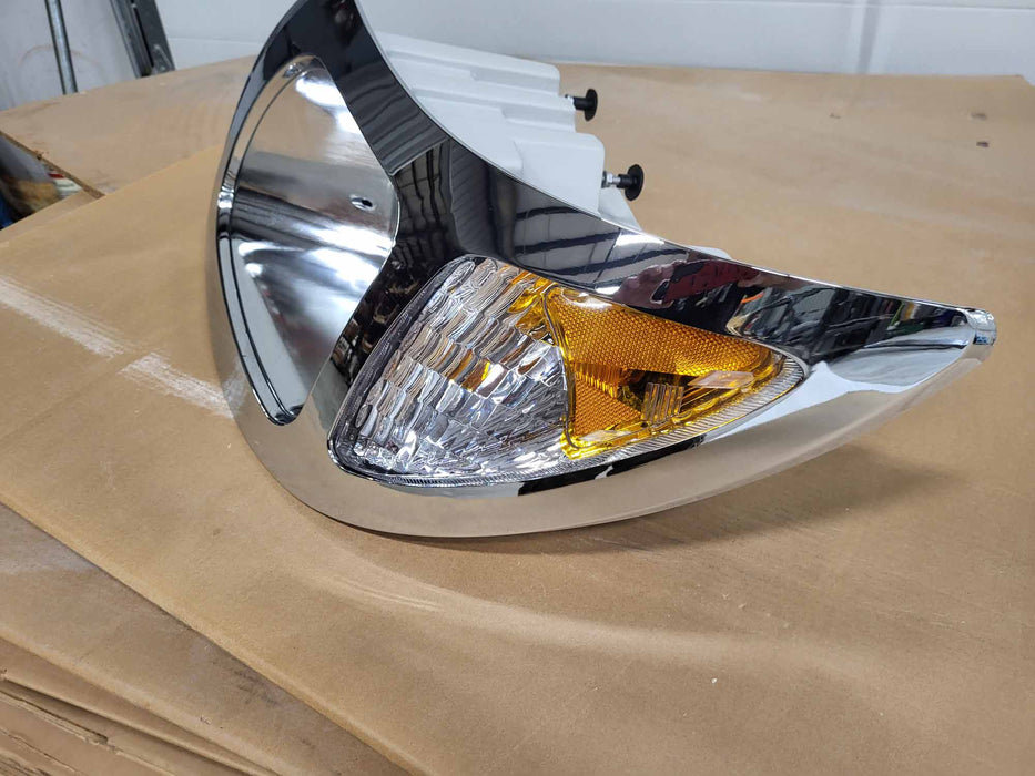 International 7300, 7400, & 7500 New Aftermarket Hood. Square