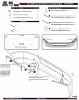 Durabuilt Chrome Steel 16" Bumper, Fits Kenworth T-270 & T-370 Cosblem