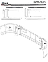 Kenworth T-680 Steel Chrome Bumper