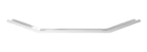 Stainless 14" tapered to 12" for set back axle.