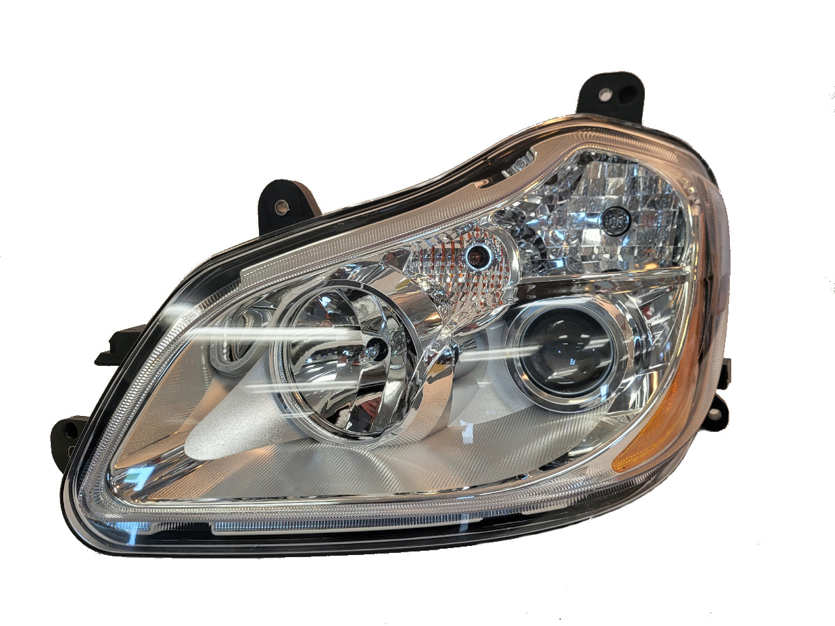 P54-6103-11000, KWL-680CL, OEM replacement headlights, Chrome projector-style headlights 