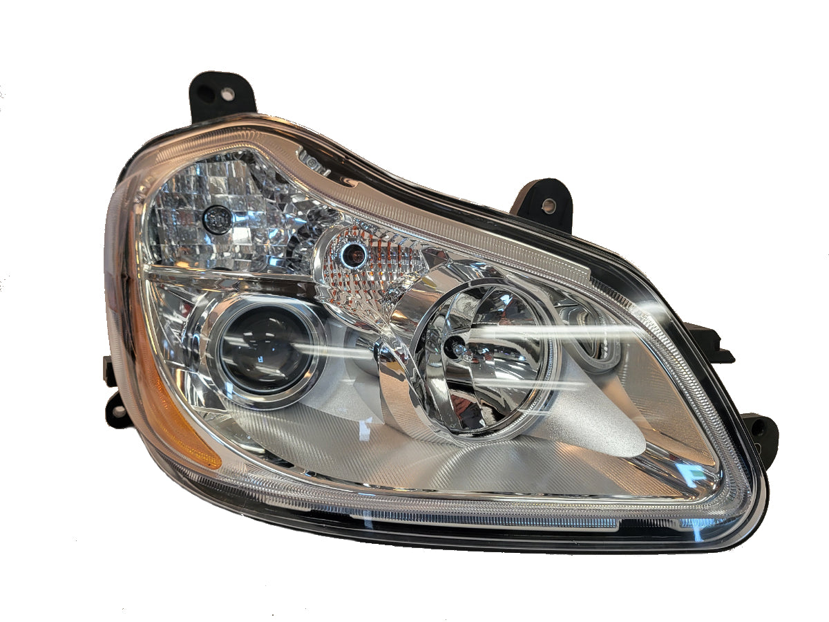 Durabilt Headlight, Fits Kenworth T680 Chrome Halogen Projector Passenger Side, P54-6103-11000R