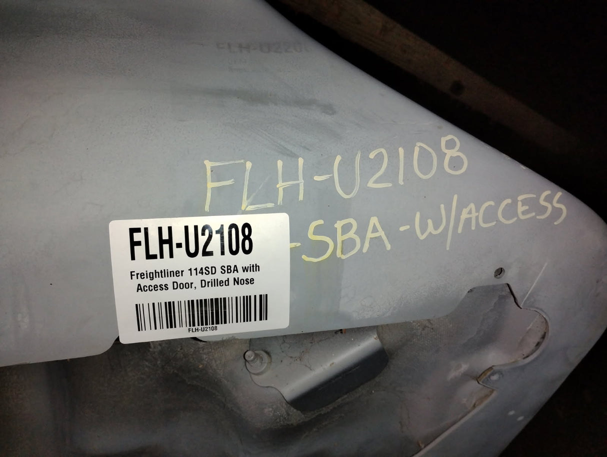 Freightliner 114SD SBA Hood w/Access Door, OEM Take Off U2108