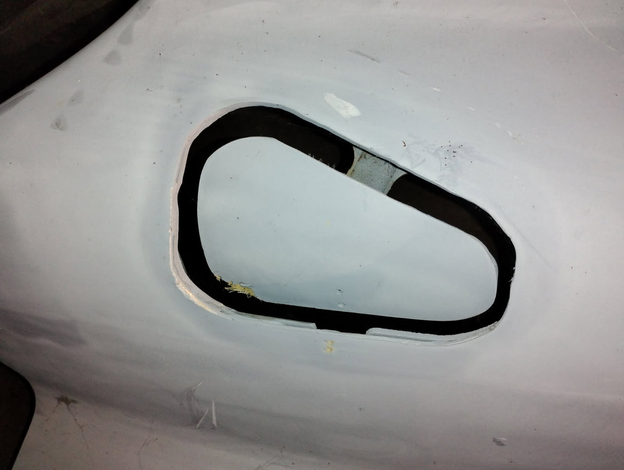Freightliner 114SD SBA Hood w/Access Door, OEM Take Off U23138