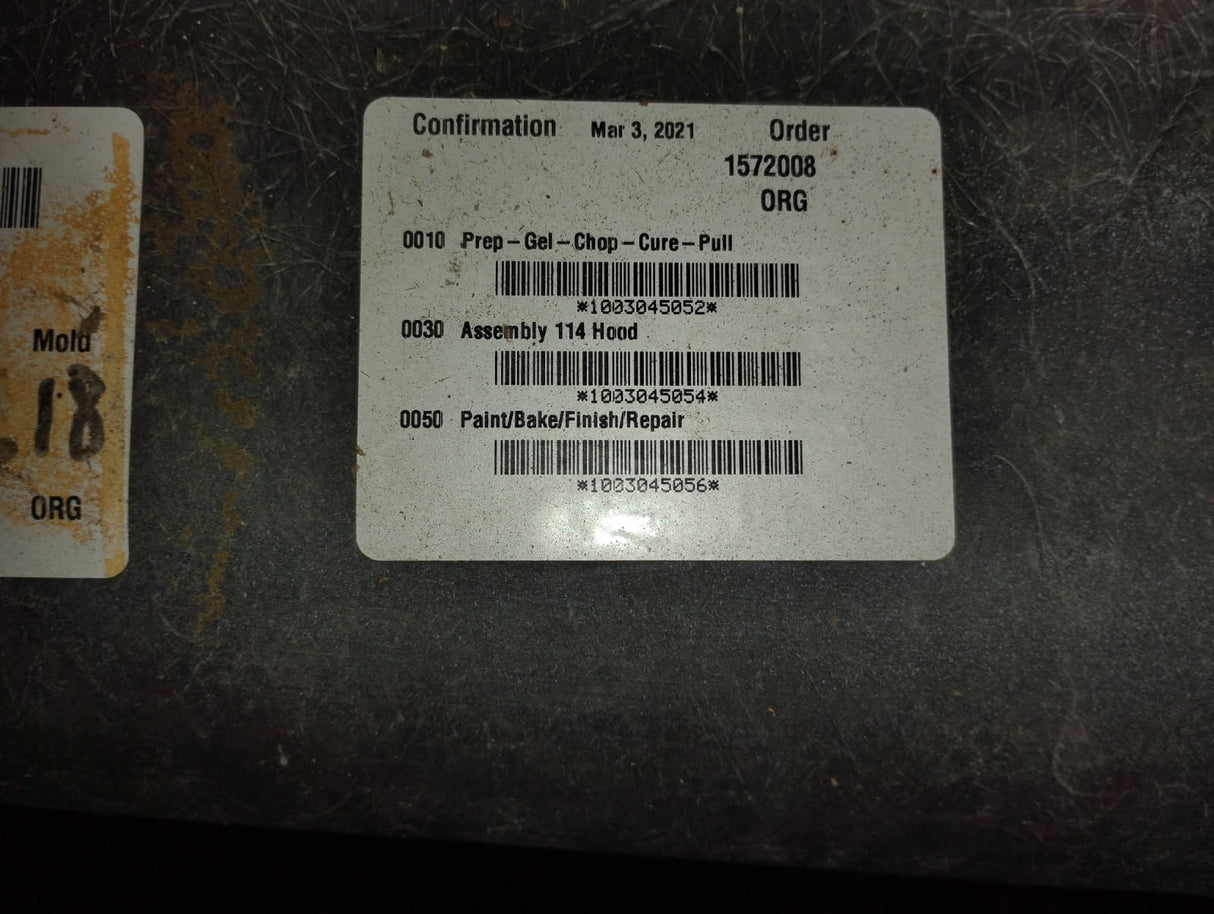Freightliner 114SD SBA Hood w/Access Door, OEM Take Off U2108