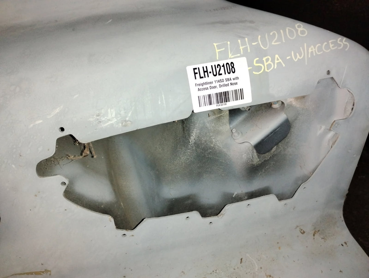 Freightliner 114SD SBA Hood w/Access Door, OEM Take Off U2108