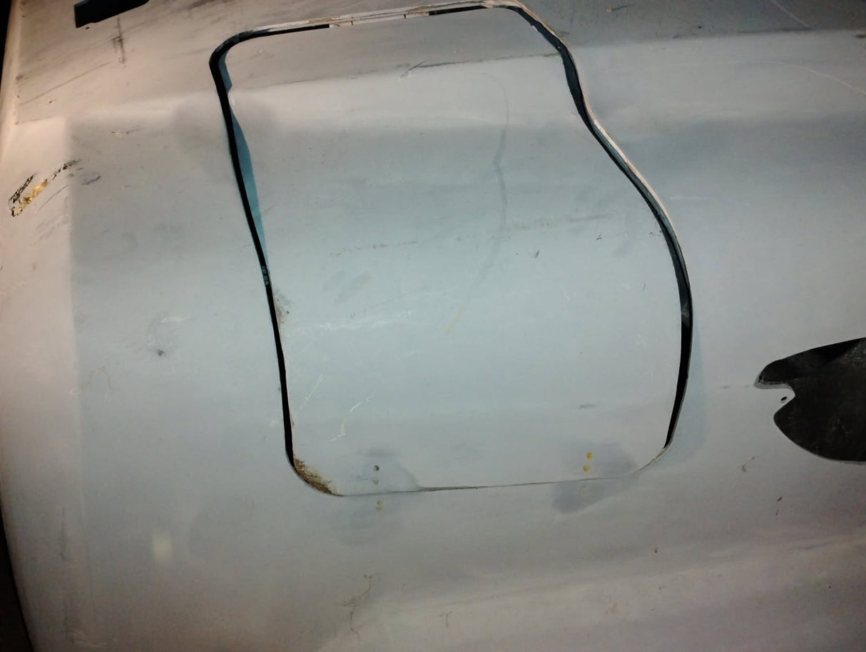 Freightliner 114SD SBA Hood w/Access Door, OEM Take Off U23138