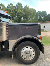 Durabuilt Aluminum Hood With Grill & Surround for Peterbilt 379 Extended, 13-03553
