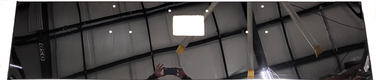 DuraBuilt 20" Stainless Steel Miter End Bumper for Peterbilt 379