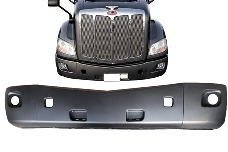 Peterbilt 579 plastic replacement bumper. 3 pcs, N71-6140-11100