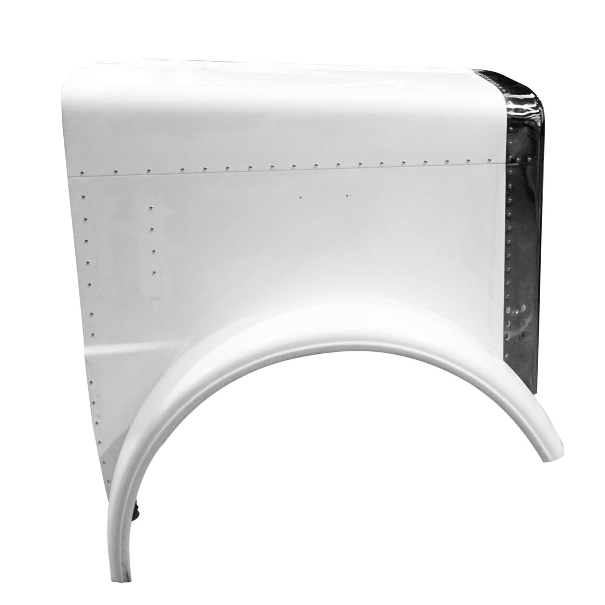 Peterbilt 388 Fiberglass Short Hood With Fiberglass Fenders (Stainless Steel Grill & Surround)