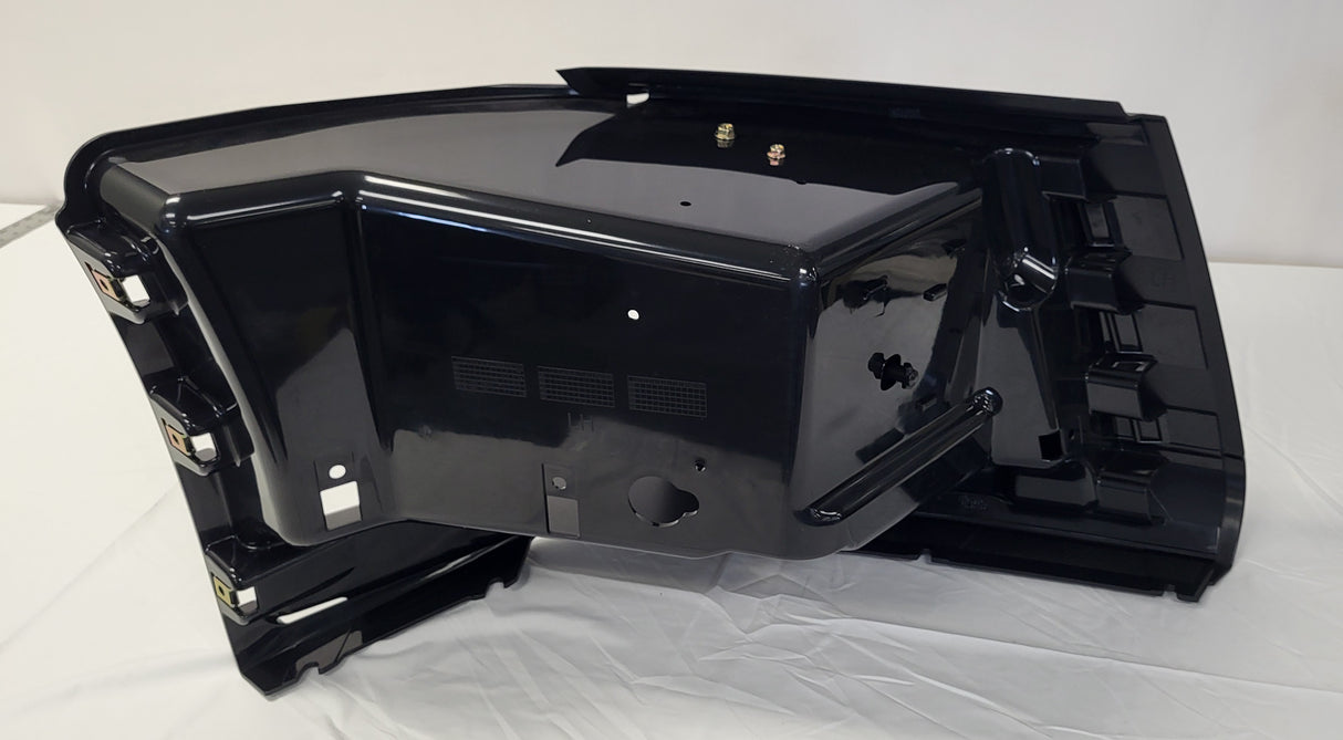 Volvo VNL Gen 3 Bumper Reinforcement w/Fogs, Black Driver Side, 82750068