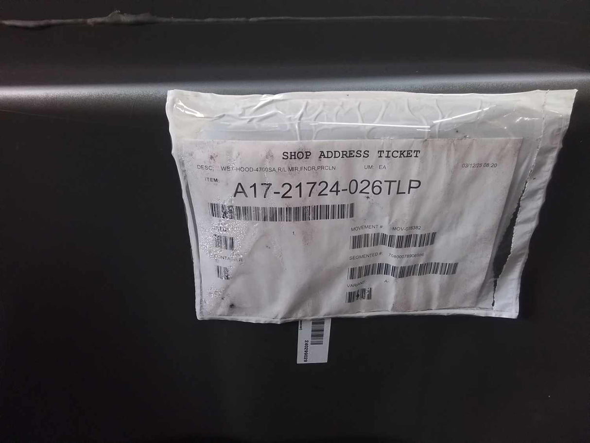 Campana Western Star 47X SBA, despegue OEM, U2307