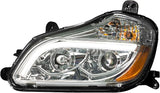 Eagle Eyes Headlight, Fits Kenworth T680 Chrome Projector Headlights Left Side, KW2502102