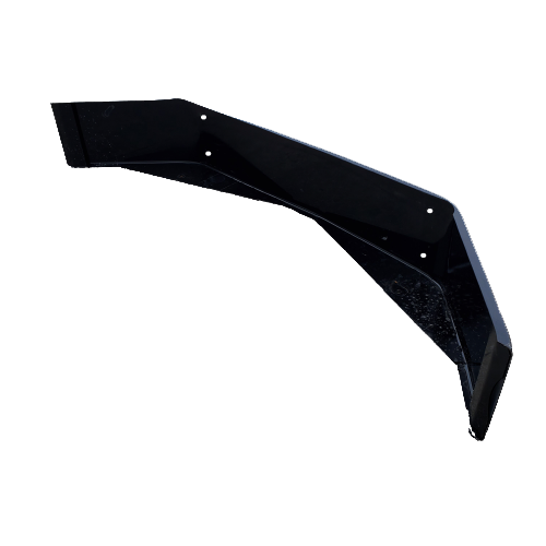 Western Star 4700SB 14 in. Tapered End 4 Bolt Black Bumper *Cosmetic Blemish