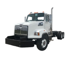 Western Star 4700SB 14 in. Tapered End 4 Bolt Black Bumper *Cosmetic Blemish