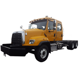 Western Star 4700SB 14 in. Tapered End 4 Bolt Black Bumper *Cosmetic Blemish